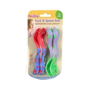FORK & SPOON EASY GRIP 4 ct