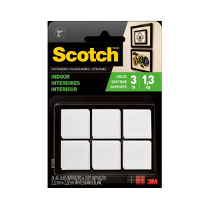 Scotch Indoor Fasteners White