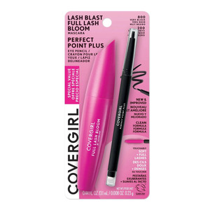 CoverGirl Mascara &  Pencil, 800 Very Black & 200 Black Onyx