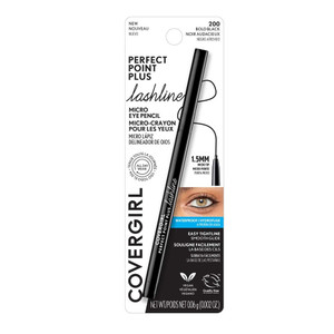 CoverGirl Perfect Lashline Micro Eye Pencil, 200 Bold Black