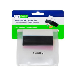 ezy dose Reusable Pill Pouch Set