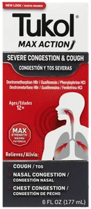 Tukol Max Action Severe Congestion & Cough Medicine, 6 oz
