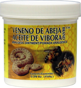Veneno De Abeja Aceite De Vibora Analgesic Ointment, 5.29 Oz