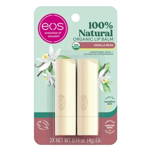 Eos Lip Balm Vanilla Bean, 2count