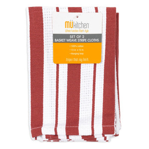 MUkitchen Basket Weave Cloth Brick