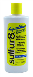 Sulfur8 Medicated Dandruff Shampoo Aqua Blue 7.5Oz Berry Sulfur8 Medicated Dandruff Shampoo Aqua Blue 7.5Oz Berry