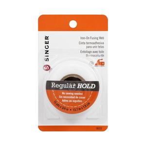 SINGER Regular Hold Iron-On Fusing Web, 15 yds