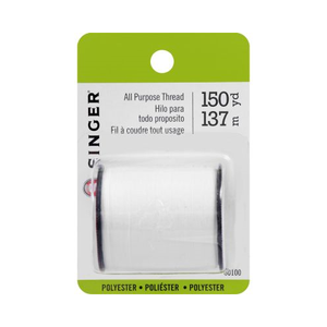 SINGER All-Purpose Sewing Thread White 150 yards Polyester