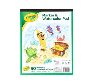 Crayola Marker & Watercolor Pad, 50 pages