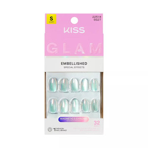 Kiss Glam Premium Faux Nails, Celestique