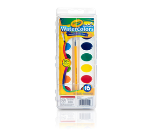 Crayola Washable Watercolors, 16 count