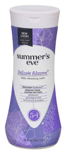 Summers Eve Cleansing Wash 9Oz Delicate Blossom Summers Eve Cleansing Wash 9Oz Delicate Blossom