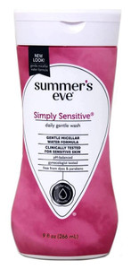 Summers Eve Cleansing Wash 9Oz Simply Sensitive Summers Eve Cleansing Wash 9Oz Simply Sensitive