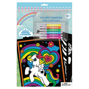 Crayola Velvet Poster and Marker Set My Little Pony