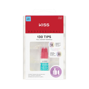 Kiss Full Cover False Toenails Tippy Toes, 130count