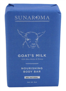 Sunaroma Soap Bar Goats Milk Shea Butter + Honey 8Oz Sunaroma Soap Bar Goats Milk Shea Butter + Honey 8Oz