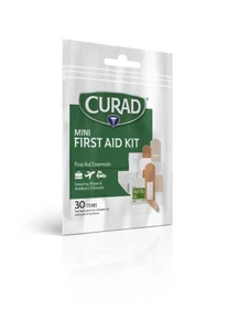 CURAD Mini First Aid Kit, 30 count