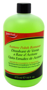 Super Nail 16Oz Acetone Polish Remover (Lime-Green) Super Nail 16Oz Acetone Polish Remover (Lime-Green)