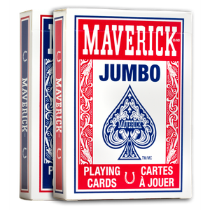 MAVERICK Jumbo Playing Cards Assorted Colors