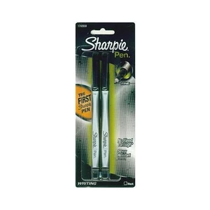 Sharpie 0.8 mm Fine Point Pens Black, 2 Count
