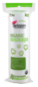 Swisspers Cotton Rounds Organic 80 Count Swisspers Cotton Rounds Organic 80 Count