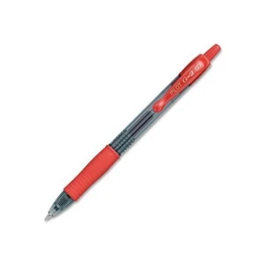 Pilot G2 Premium Refillable & Retractable Gel Pens Fine Point 0.7mm, Red, 2 Count