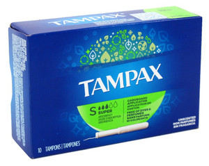 Tampax Tampons Super 10 Count Unscented