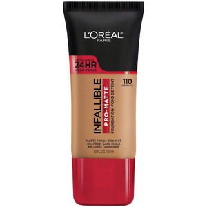 Loreal Paris Infallible Pro-Matte Foundation, 110 Creme Cafe