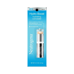 Neutrogena Hydro Boost Hydrating Concealer Stick 20 Light, 0.12 Oz