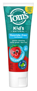Toms Toothpaste Kids 5.1Oz Fluoride-Free Silly Strawberry Toms Toothpaste Kids 5.1Oz Fluoride-Free Silly Strawberry