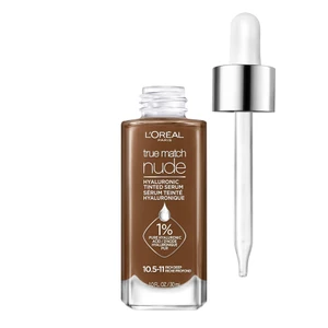Loreal Paris Serum Foundation Skincare Hybrid, 10.5-11 Rich Deep, 1