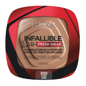 Loreal Paris Foundation, matte finish, 300 Amber, 0.31oz