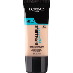 Loreal Paris Foundation, 202 Creamy Natural, 1oz