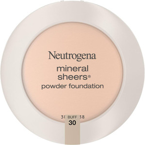 Neutrogena Mineral Sheers Oil-Free Powder Foundation, Buff 30, .34 oz