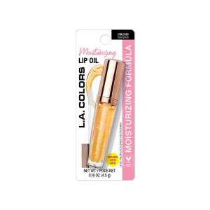 L.A. COLORS Nourishing Lip Oil, Honeybun, Carded