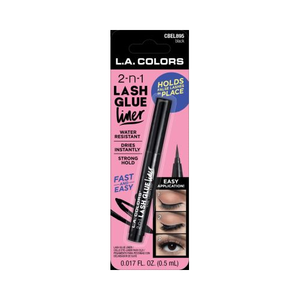 L.A. Colors 2-n-1 Lash Glue Liner Black