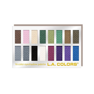 L.A. COLORS 16 Color Eyeshadow Palette, Smokin