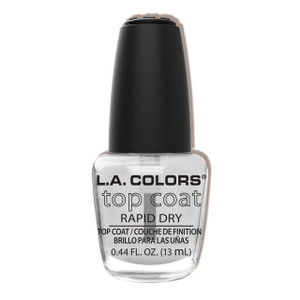 L.A. COLORS Rapid Dry Top Coat, Clear