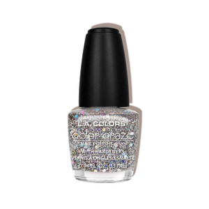 L.A. COLORS Color Craze Nail Polish, Glitter Bomb