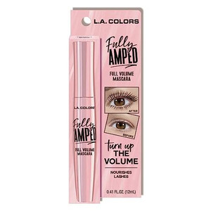 L.A. COLORS Fully Amped Volume Mascara Black, Carded