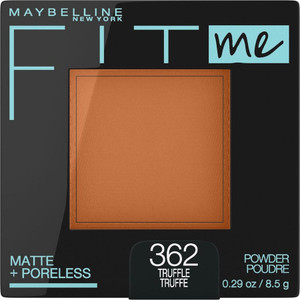 MAYBELLINE New York Fit Me Matte Poreless Pressed Face Powder Makeup, 362 Truffle, 0.29 oz