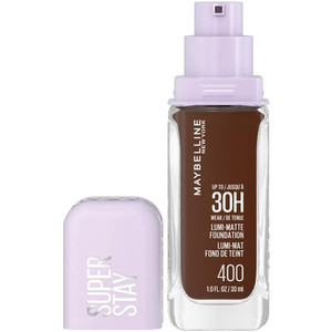 MAYBELLINE New York Super Stay Lumi-Matte Foundation Makeup, 400, 1 oz