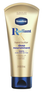Vaseline Radiant Hand Butter Deep Nourishment 3.4Oz Tube