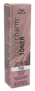 Wella Color Charm Creme Toner #T50 Pink Blossom 2Oz Wella Color Charm Creme Toner #T50 Pink Blossom 2Oz