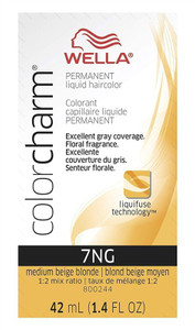 Wella Color Charm Liquid 7Ng Medium Beige Blonde Wella Color Charm Liquid 7Ng Medium Beige Blonde