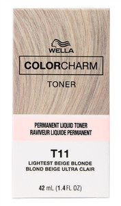 Wella Color Charm Liquid Toner #T11 Lightest Beige Blonde Wella Color Charm Liquid Toner #T11 Lightest Beige Blonde