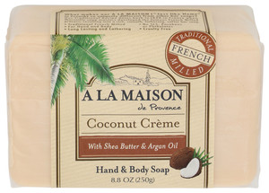 A La Maison, Bar Soap Coconut Creme, 1 Each, 8.8 Oz A La Maison, Bar Soap Coconut Creme, 1 Each, 8.8 Oz
