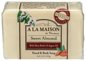 A La Maison, Bar Soap Sweet Almond, 1 Each, 8.8 Oz A La Maison, Bar Soap Sweet Almond, 1 Each, 8.8 Oz