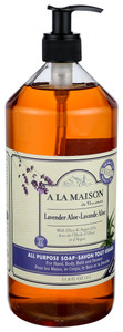 A La Maison, Liquid Hand Soap Lavender Aloe, 1 Each, 33.8 Fl Oz A La Maison, Liquid Hand Soap Lavender Aloe, 1 Each, 33.8 Fl Oz