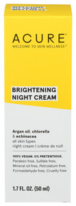 Acure, Brightening Night Cream, 1 Each, 1.7 Oz Acure, Brightening Night Cream, 1 Each, 1.7 Oz